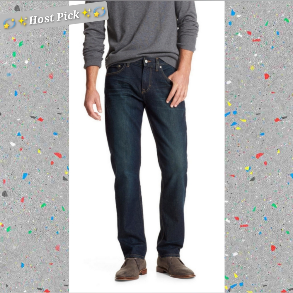 ✨Classy✨Banana Republic Relaxed Jeans Dark Rinse 34x34